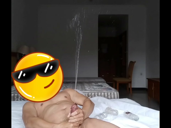 Japanese Beauty Lusciously Squirting during Cock Masturbation Fountain Cumshot