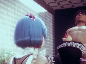 Reveal Your Inner Slut with Rem's Handjob in Re Zero Hentai!