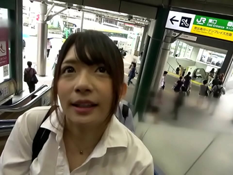 Japanese Teen with Big Natural Boobs Gets Oiled and Fucked with a Creampie