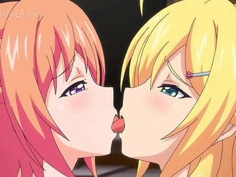 Watch Lucky Perv's Risky Adventure with His Coworkers! Heroines in Hentai Mankitsu Scene - Exclusive Part 4