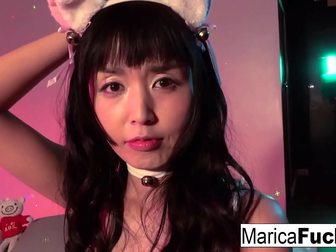 JAV Beauty Marica Increases Her Pleasure with a Box of Sex Toys!