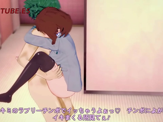 JAV Porn Video - 'Boku No Hero Acadeemia' - Let Luscious Midoriya Deku Satisfy Your Desires with Handjob, Blowjob,