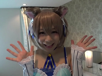 Nakadashi Showdown - Marie Konishi's Holy Knight Cosplay Gets Filled with Lust!