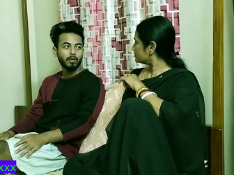 Witness the Ultimate Taboo - Indian Teen Boy and His Hot Stepmother's Forbidden Pleasure!