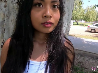 Unleash Your Desires with Chesty Asian Enchantress Luna Mills' First Porn Casting