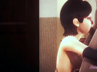 Witness the Luscious Sarada's Blowjob from Naruto Hentai with POV Uncensored!