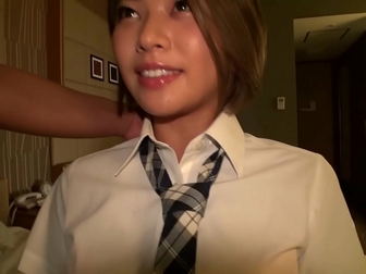 Discover the Alluring Japanese Enchantress with a Luscious Sunburnt Body in HD POV Porn